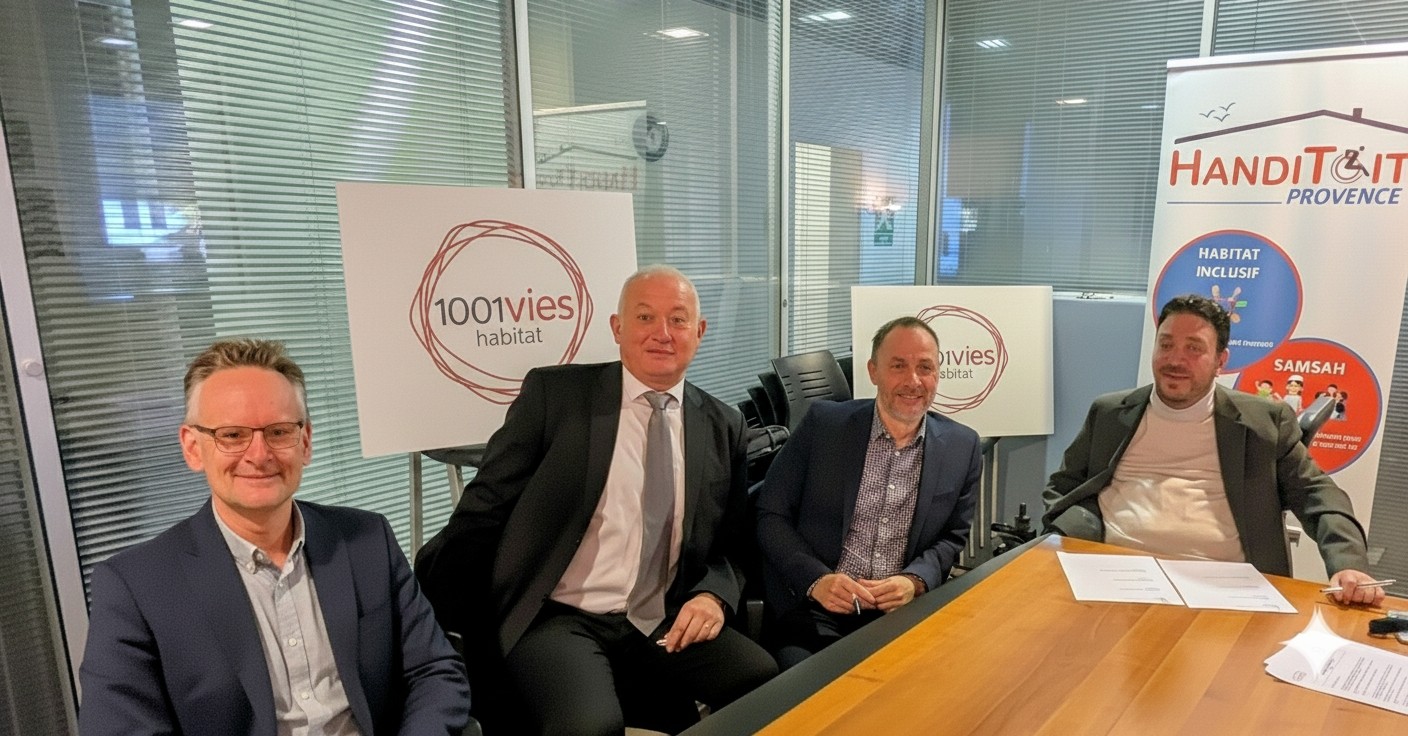 Renouvellement de la convention entre Handitoit Provence et le Groupe 1001 Vies Habitat
